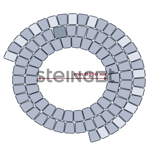 ���������� ������ Steingot �������� ���� 80 ������� Bianco Nero